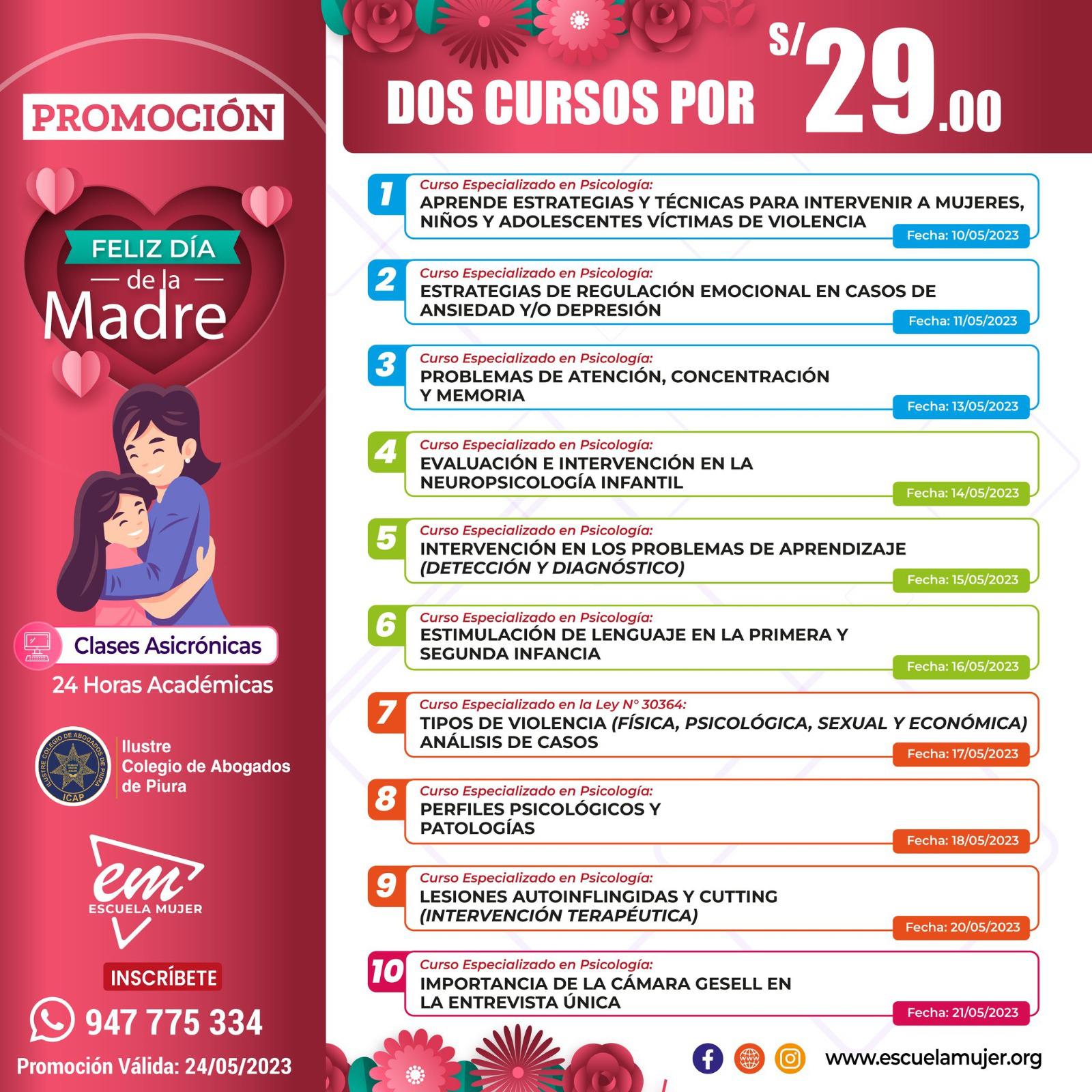 Curso Especializado en Psicología: PERFILES PSICOLÓGICOS Y PATOLOGÍAS