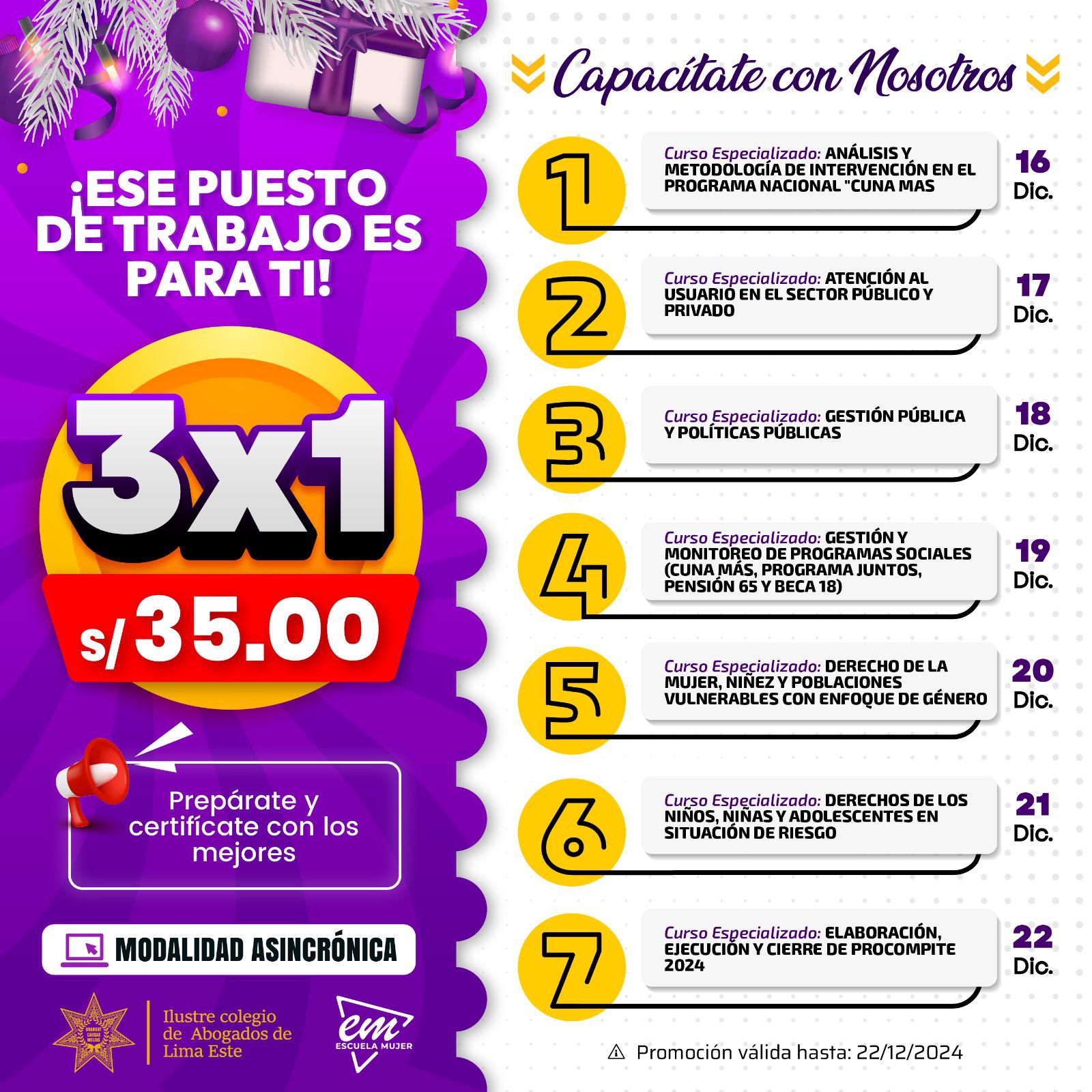 Curso Especializado: ANÁLISIS Y METODOLOGÍA DE INTERVENCIÓN EN EL PROGRAMA NACIONAL "CUNA MAS"